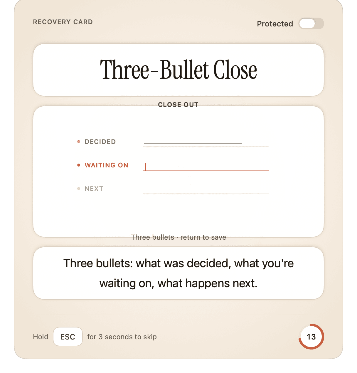 Screenshot for step 03: Take the reset that fits